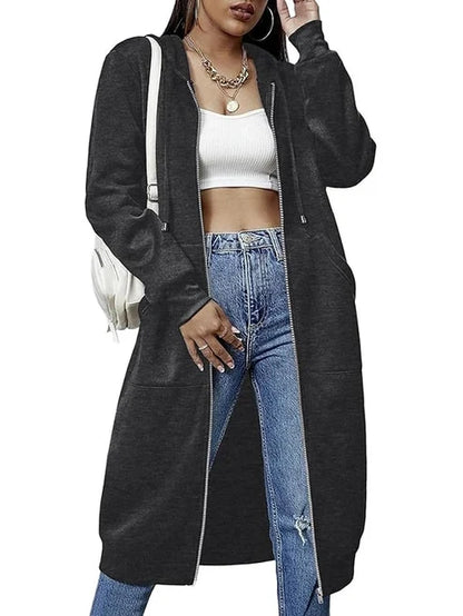 Women’s Hooded Zip-Up Top