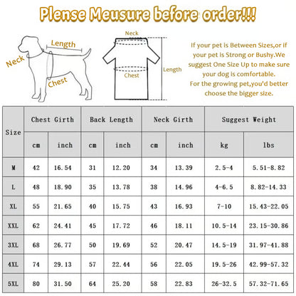Dog Winter Coat With High Collar