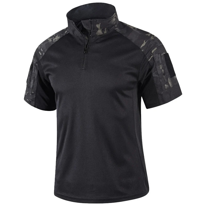 Men's Short Sleeve Quarter-Zip Utility Shirt