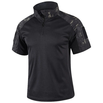 Men's Short Sleeve Quarter-Zip Utility Shirt