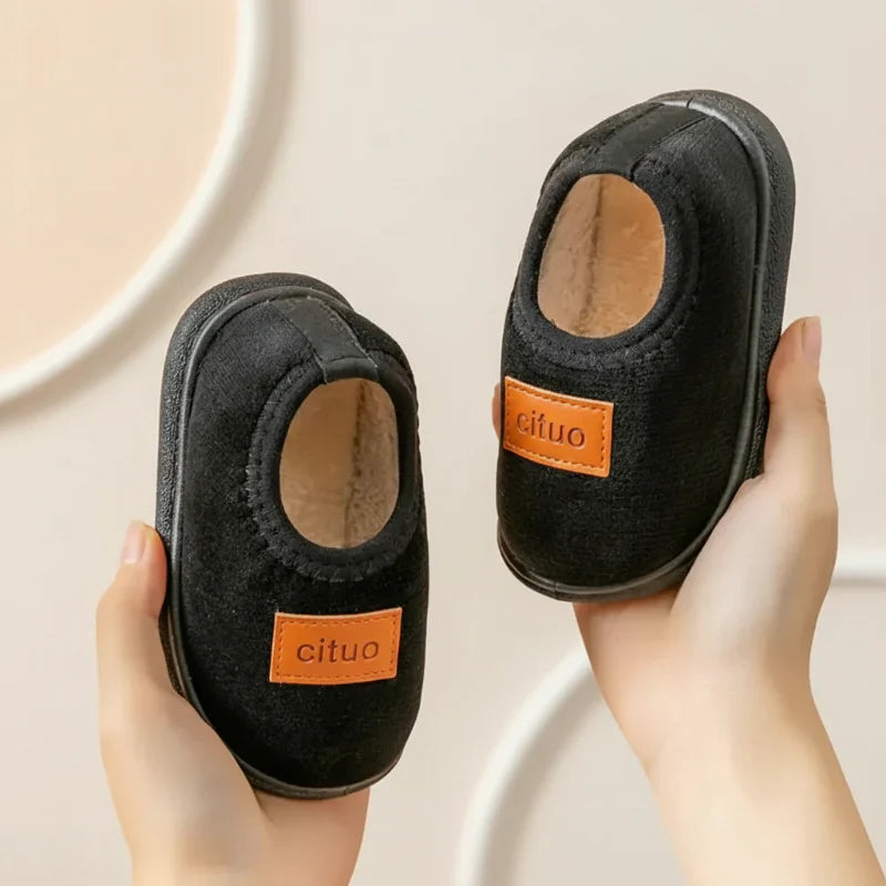 Children’s Cosy Plush-Lined Anti-Slip Winter House Booties