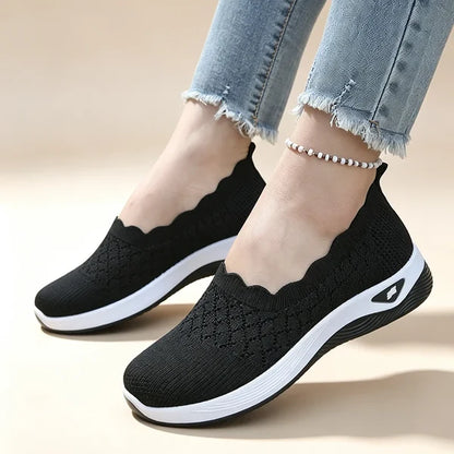 Women’s Knit Slip-On Casual Sneakers
