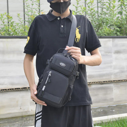 Adjustable Multi Pocket Crossbody Sling Bag