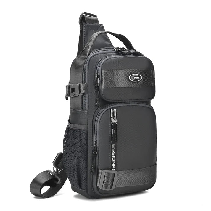 Adjustable Multi Pocket Crossbody Sling Bag