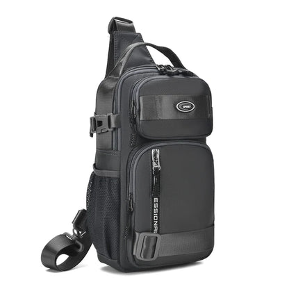 Adjustable Multi Pocket Crossbody Sling Bag
