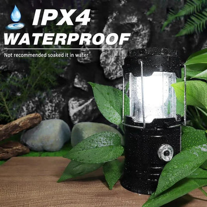 Solar Rechargeable LED Camping Lantern