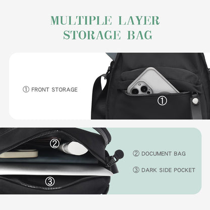 Women's Zip Top Shoulder Bag