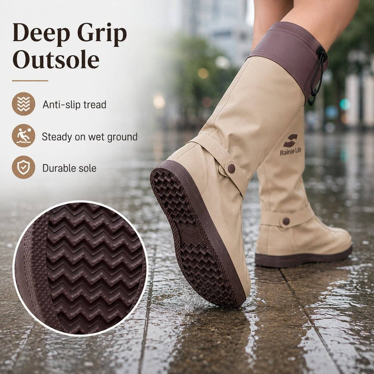 Foldable High-Top Shoe Covers