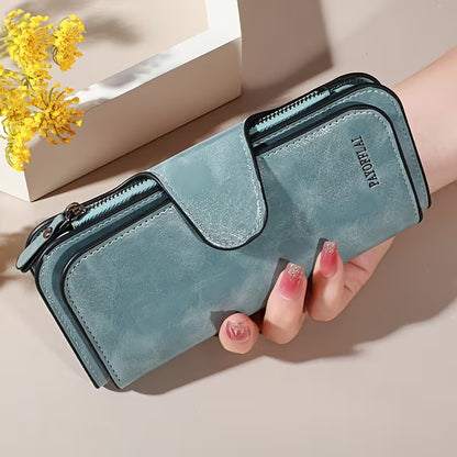 Luxury Faux Leather Wallet & Clutch