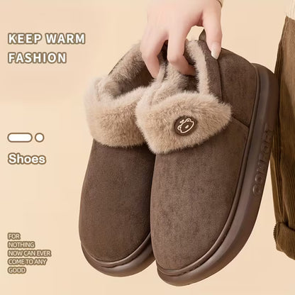 Women’s Winter Fleece Snow Slippers