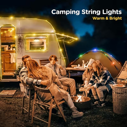Portable Retractable Camping String Lights