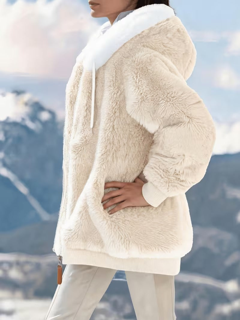 Women’s Hooded Zip-Up Coat