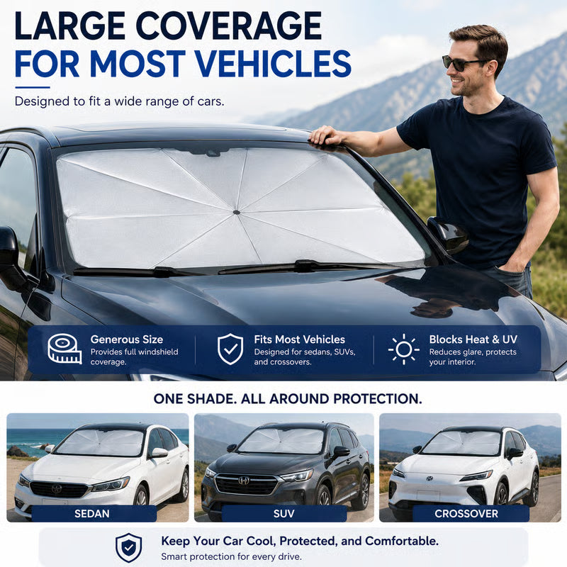 Car Windshield Sun Shade Umbrella