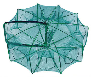 Foldable Multi-Entry Fishing Net