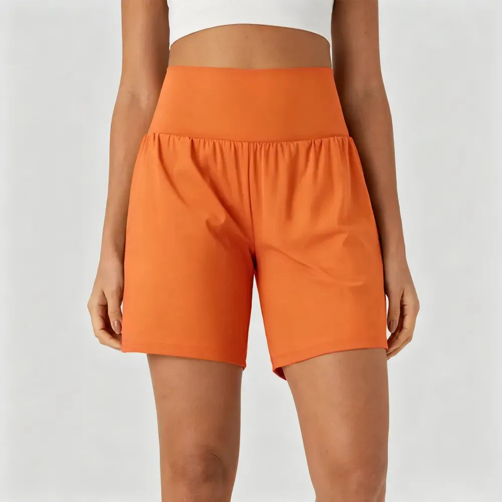 Women's Super High-Waisted Cool Touch Yoga Shorts