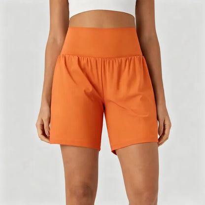 Women's Super High-Waisted Cool Touch Yoga Shorts