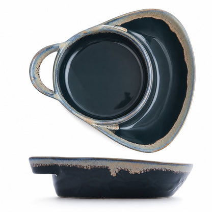 Divided Serving Dish with Side Handle
