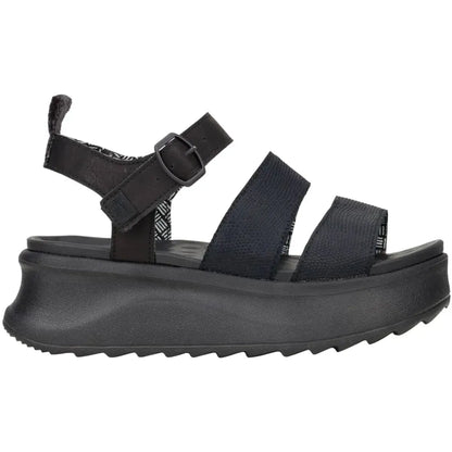 Women's Double-Strap Platform Buckle Sandals