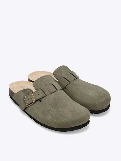 Men's Buckle Clog Slippers