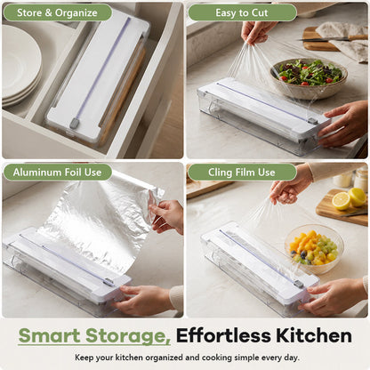 Kitchen Wrap Storage and Cutting Box