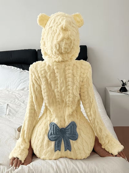 Women’s Hooded Animal Ear Romper