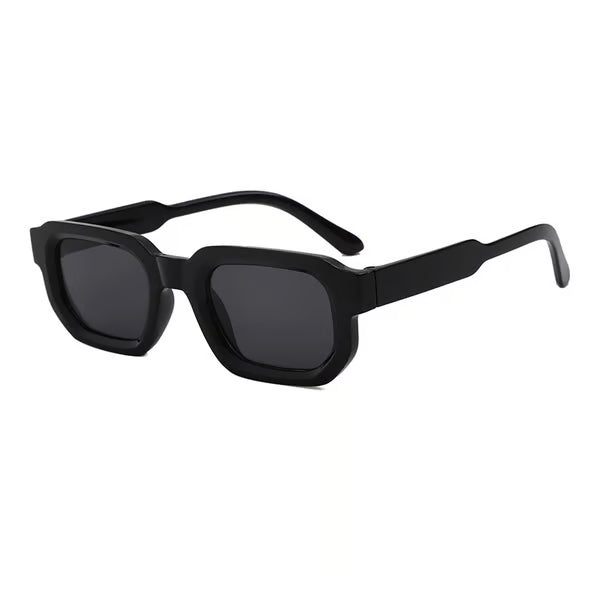 Unisex Vintage Rectangle Frame Sunglasses