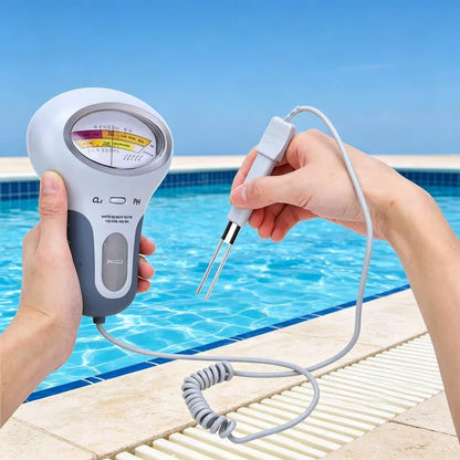 Pool Water pH and Chlorine Test Meter