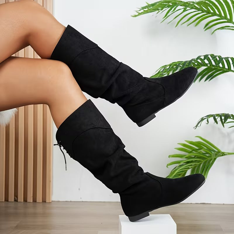 Women's Ruched Pull-On Boots