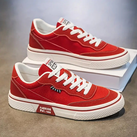 Men's Canvas Lace-Up Sneakers