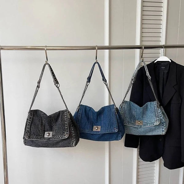 Women’s Retro Chain Strap Shoulder Bag