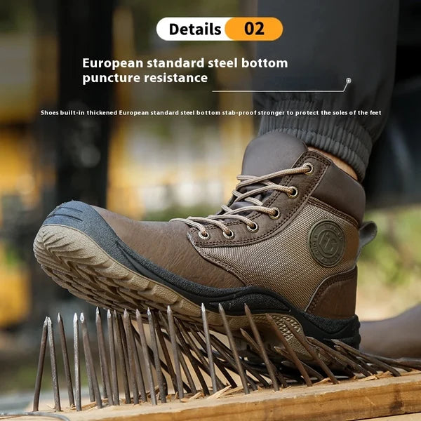 Men's Lace-Up Work Boots