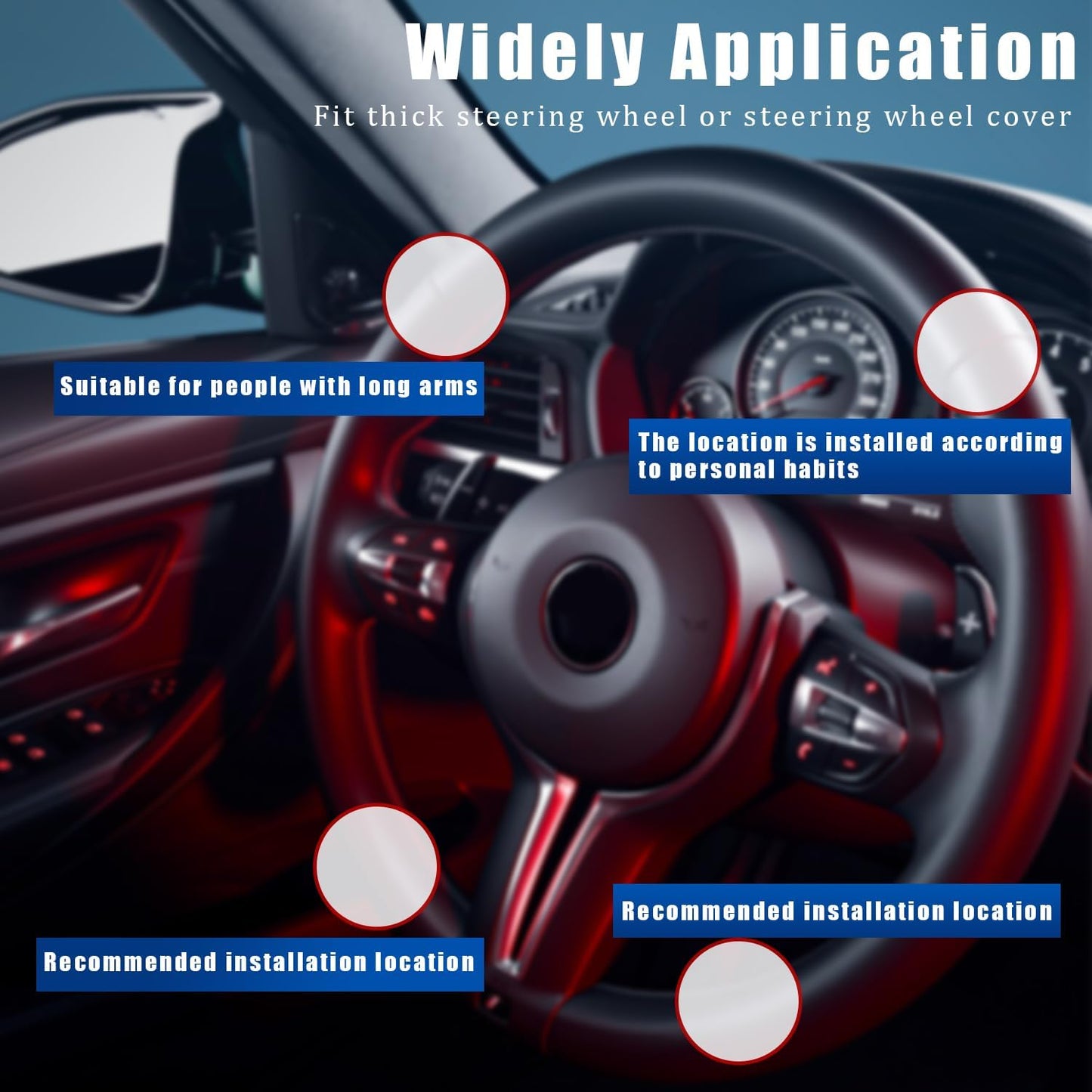 Car Steering Wheel Spinner Knob Booster