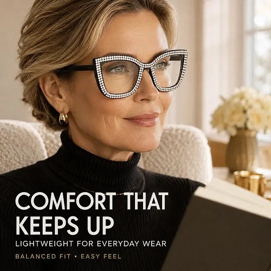 Women's Cat Eye Decorative Reading Glasses