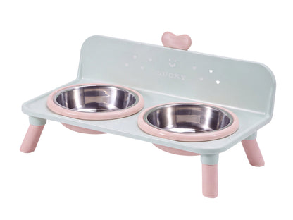 Elevated Double Pet Bowl Stand