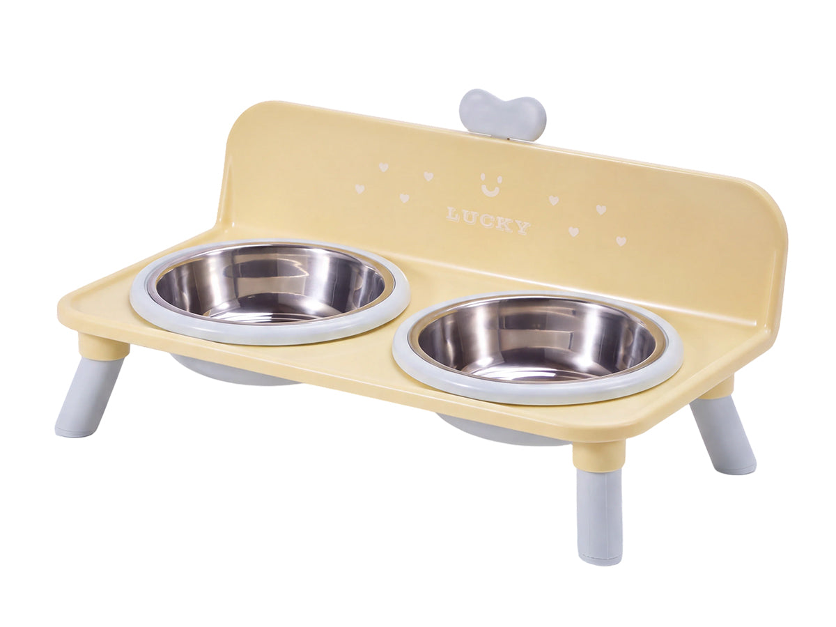 Elevated Double Pet Bowl Stand