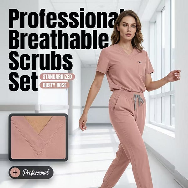 Women’s V-Neck Scrub Set