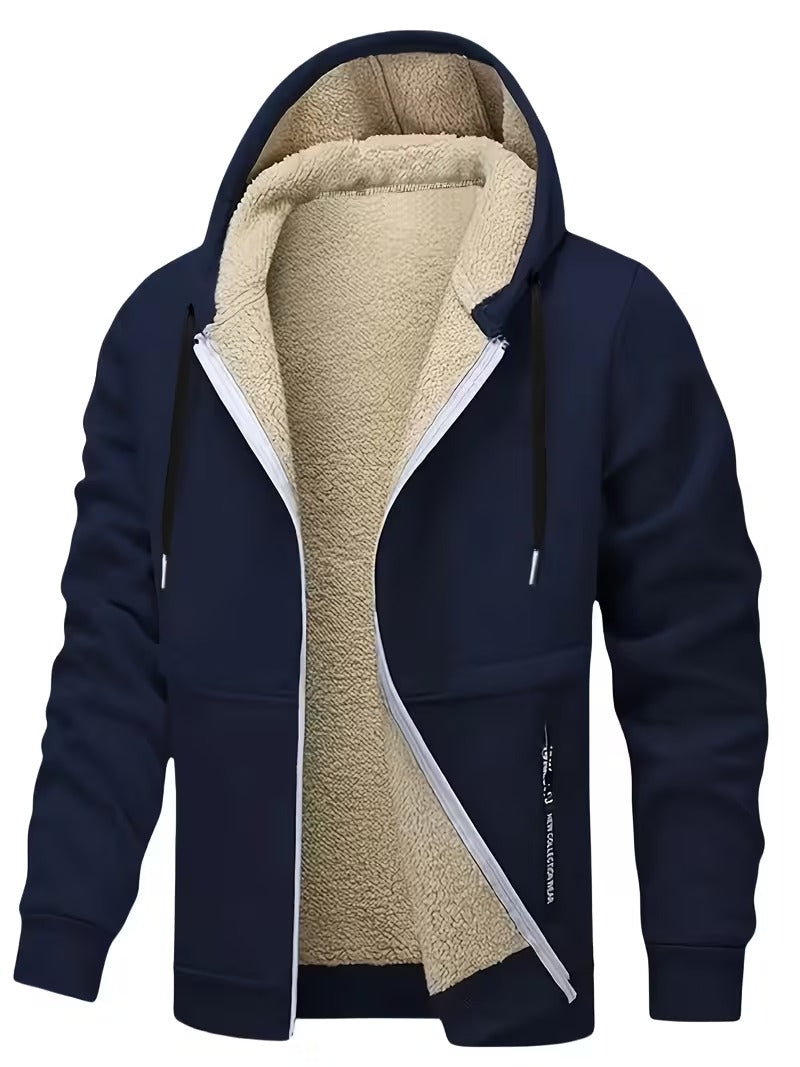 Men's 2-Piece Hooded Zip Jacket Set