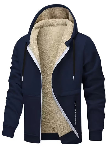 Men's 2-Piece Hooded Zip Jacket Set