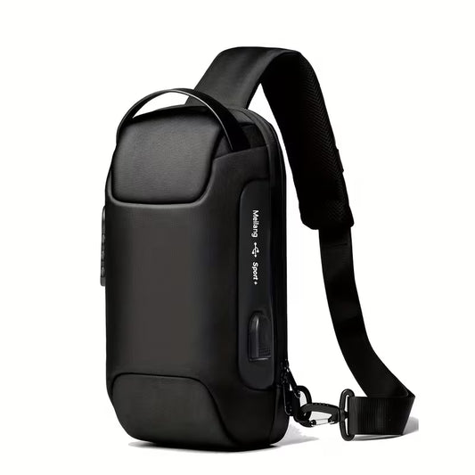 Oxford Anti-Theft USB Crossbody Bag