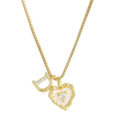 Women’s Heart-Shaped Pendant Necklace
