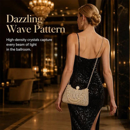 Women’s Pearl Clasp Evening Clutch