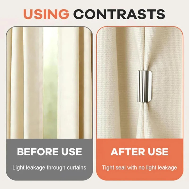 Magnetic Curtain Blackout Clips
