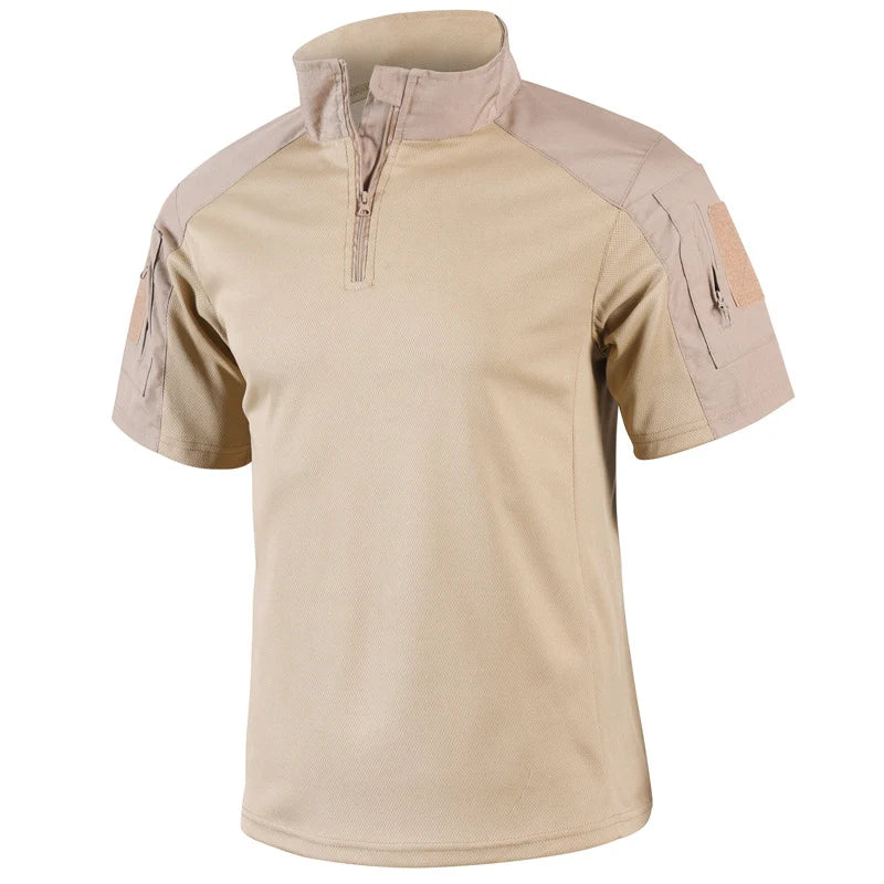 Men's Short Sleeve Quarter-Zip Utility Shirt