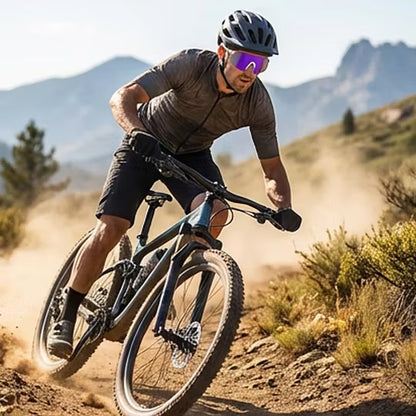 Sport Sunglasses with Oversized Frame and UV Protection