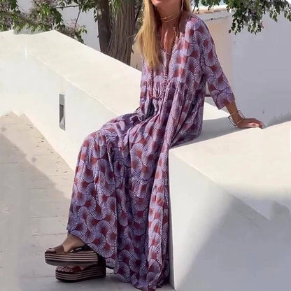 Women’s Plus Size Flowy Casual Maxi Dress