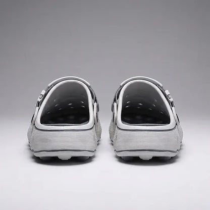 Men's Closed-Toe Clogs with Strap Detail