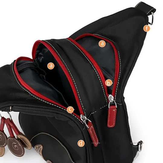 Women's Decorative Shoulder Backpack