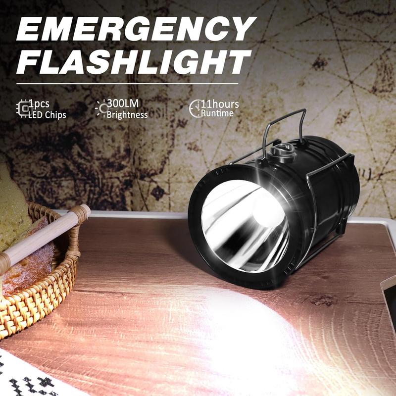 Solar Rechargeable LED Camping Lantern