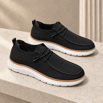 Men's Knit Lace-Up Shoes