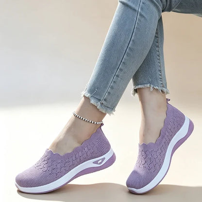 Women’s Knit Slip-On Casual Sneakers